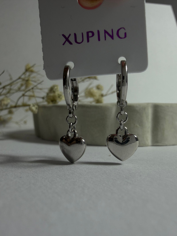 گوشواره اویز قلب ژوپینگ