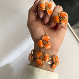 سرویس مینا کاری گل بابونه